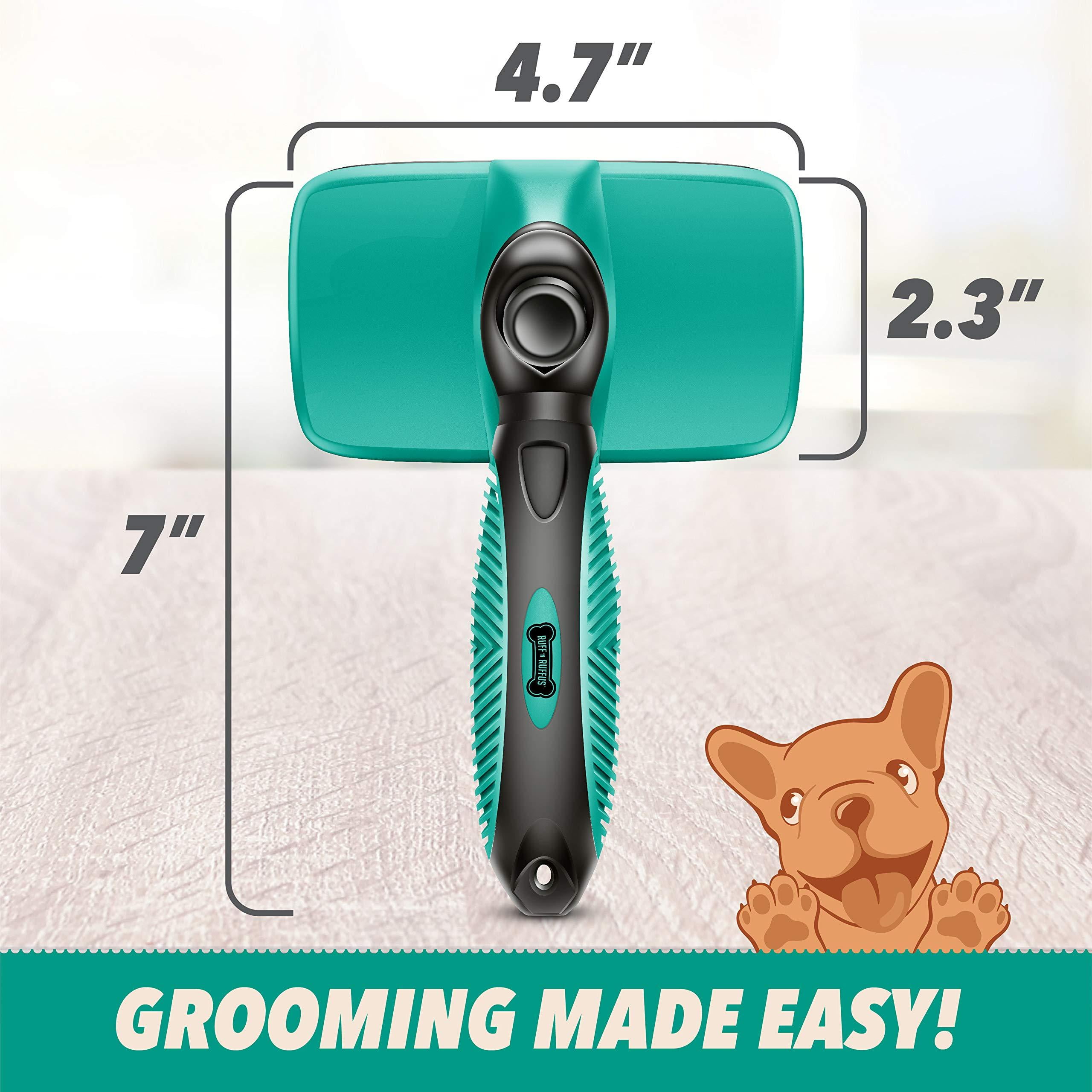 ruff n ruffus self cleaning slicker brush