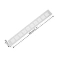 thumbnail image 1 of Alloy Rectangular Air Vent Grille Ventilation Cover for Cabinets Wardrobes, 1 of 5