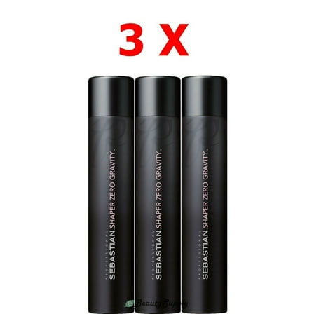 Sebastian Shaper Zero Gravity Hairspray, 10.6 oz, 3 Pack, NEW 55% VOC