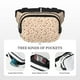 thumbnail image 5 of Fotbe Red Wine Cangurera Cuadrada con Estampado de Doble Capa, Bolsa de Cintura Ajustable Mini para Hombres y Mujeres, 5 of 9