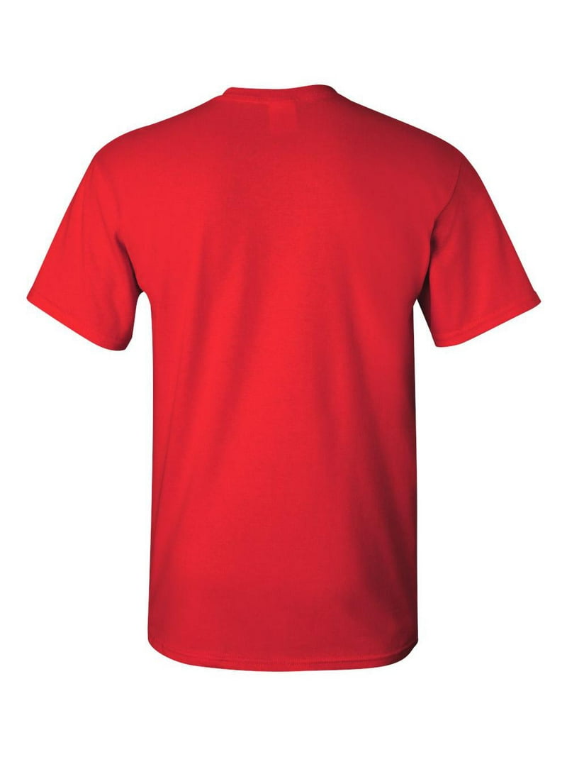 Gildan - Camiseta De Manga Corta De Algodón Pesado Para Hombre, M, Rojo