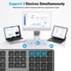 thumbnail image 2 of Teclado Bluetooth OMOTON compatible con Mac recargable, 2 of 9