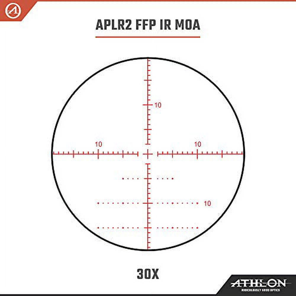 Athlon Optics Ares ETR Rifle Scope 4.5-30x 56mm Illuminated APLR2 MOA Reticle Brown