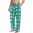 thumbnail image 3 of Mens Pajama Pants - Soft Sleep & Lounge Pants for Men, Cute Fried Egg Skull Cuteness Casual PJ Bottoms Pants with Pockets, 3 of 5