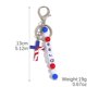 thumbnail image 3 of Acrylic Letter Beaded Keychain Pendant, 3 of 5