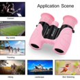thumbnail image 5 of Mini Binoculars For Kids 10x22 Lightweight Binoculars Small Compact Kids Binoculars With Pocket Strap Portable Telescope For Kids Bird Watching Learni, 5 of 5