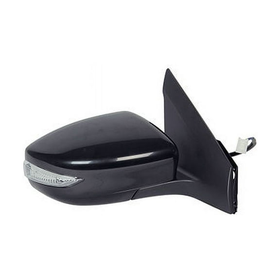 Right Passenger Side Power Mirror - Paint to Match - Manual Folding - Convex Glass - with Turn Signal - (without Heated Glass) - Compatible with 2013 - 2016 Nissan Sentra 2014 2015
