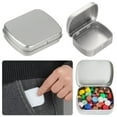 thumbnail image 5 of Portable Metal Hinged Small Storage Jewelry Collect Empty Tins Container Container Kit Tin Box TYPE D, 5 of 8