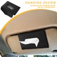 thumbnail image 3 of Houderco Soporte De Pañuelos Para Auto En Negro Con Capacidad Adecuada Y Estilizado Para Visor De Sol, 3 of 6
