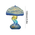 thumbnail image 2 of Lámpara de mesa de hongos Decoración de luz de escritorio colorida artesanías de resina seta luz fantasía decoración del hogar, 2 of 4