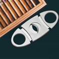 thumbnail image 4 of Stainless Steel Double Guillotine Cigar Cutter Silver, 4 of 8