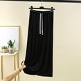 thumbnail image 2 of Tnhcen Women's Modal Nightgown Pocket A-Line Sleep Dress Comfortable Loungewear Soft Breathable M-2XL Multiple Colors Available Black, 2 of 2