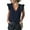 Navy, variant on Njoeus Women's Tank Tops 2024 Casual Summer Ruffle Sleeveless V-Neck T-Shirt Loose Tanks Elegant Tunic Blouses S-XXL