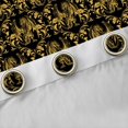 thumbnail image 4 of Feelyou Gold Boho Dragon Black Out Curtains, Retro Damask Curtains Pack of 2 (42x63 Each), 4 of 6