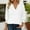 White, variant on Women's 2025 Fashion Tops 3/4 Length Sleeve Business Casual Blouses Summer Tees Shirts School Outfits for Teachers