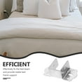 thumbnail image 3 of Phenofice 4pcs U Shape Bed Rail Hooks Stainless Steel for Easy Installation, 3 of 5