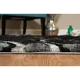 thumbnail image 2 of 22" x 26" Black Polyester Accent Rug, 2 of 2