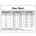thumbnail image 4 of Smooth Surface Fine Workmanship Alloy Finger Ring Exquisite Bright Luster Women Men Ring Fashion Jewelry, 4 of 9