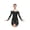 Black, variant on Raenseen Women Shiny Rhinestone Lyrical Dance Dress Ruffled Ballet Leotard Tulle Dress Figure Skating Dresses Burgundy S