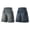 Style4-Blue mens shorts, variant on Mceream Baggy Jean Shorts Men Y2K Loose Fit Vintage Wide Leg Streetwear Hip Hop Casual Denim Shorts with Pockets Casual Fashion Summer Cargo Shorts Blue S