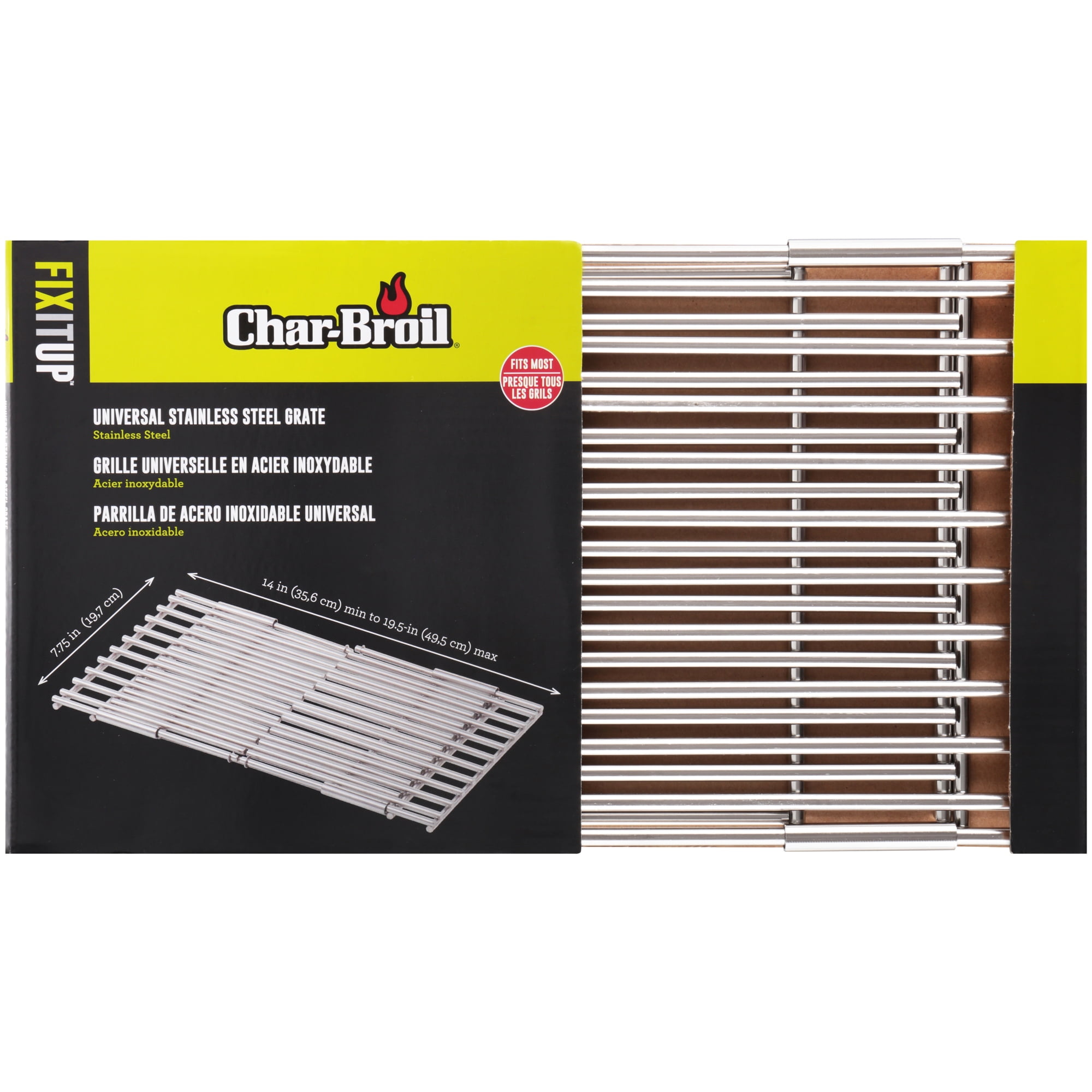 OEM Char-Broil Universal Stainless Steel Grate # 2455674 for sale online 