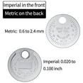 thumbnail image 2 of 2X Spark Plug Space Tool Gapper Gauge- Wire Spark Plug Space Measuring Tool Scaled From .020Inch to .100Inch, 2 of 5