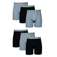 thumbnail image 2 of Hanes Mens Tagless Boxer Briefs 6-Pack, L, Assorted, 2 of 2