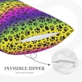 thumbnail image 5 of Bixox Animal Paw Rainbow Printed Pillow Protector,Super Soft Ideal for Home,Guests,Rentals - 16"x24", 5 of 8
