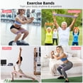 thumbnail image 2 of Pilates Flexbands Bandas elásticas de ejercicio para Pilates Fisioterapia Yoga; Bandas para hacer ejercicio 5 juegos de bandas elásticas para piernas de botín, 2 of 6