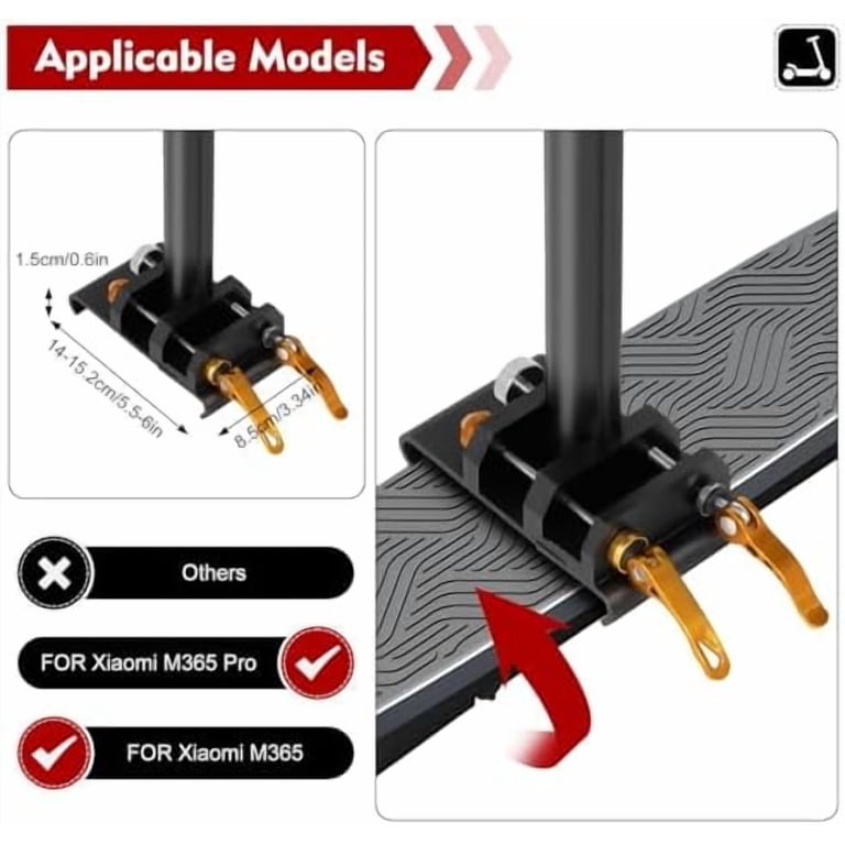 Adjustable Scooter Seat Saddle - For Xiaomi M365/Pro Electric Scooters, No Drill Installation