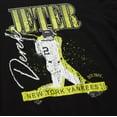 thumbnail image 3 of Mitchell  Ness Men's Derek Jeter Black New York Yankees Neon Pop Player T-Shirt, 3 of 5