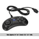 thumbnail image 4 of sweethay Joypad Console 9 Pin 16 Bit Black Key Sensible Gamepad Mini Video Controlador ligero Tocar regalo de cumpleaños Videojuegos y accesorios, 4 of 6