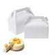 thumbnail image 3 of 12 Uds. Contenedores de cartón blanco, paquete portátil de dulces, galletas, pasteles, Cajas de Regalo de boda, regalos DIY, caja de fiesta de frutas y postres, 3 of 5