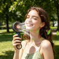 thumbnail image 5 of Kieccall Mini Handheld Fan USB Rechargeable Compact Personal Cooling Device Lightweight Portable Air Cooler for All Season Use, 5 of 7