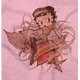 thumbnail image 2 of Betty Boop Cartoon Love Hurts Tattoo Zip Hoodie Sweatshirt Women Brisco Brands S, 2 of 6