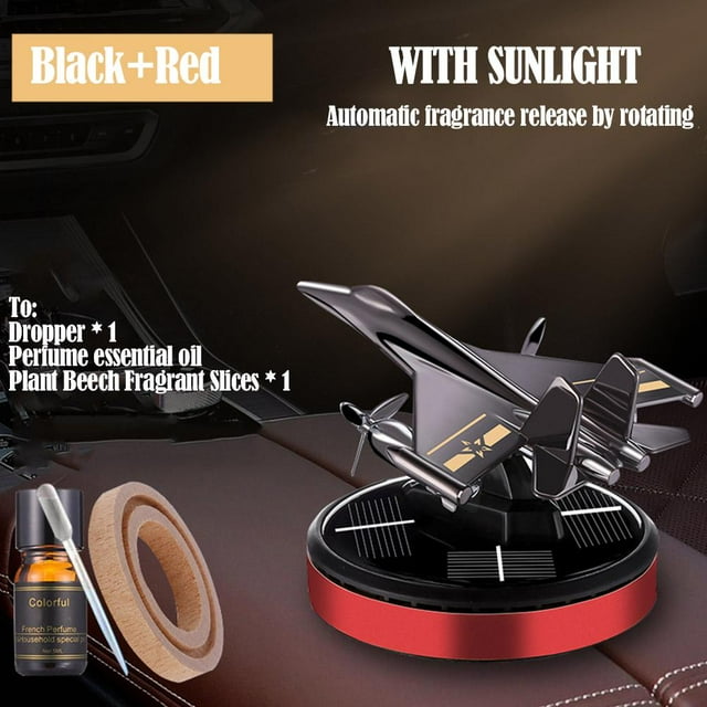 SharkTRUE Car Air Freshener Airplane Dashboard Rotating Aircraft Fragrance Ornament