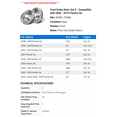 thumbnail image 2 of Front Brake Rotor Set 2 - Compatible with 2005 - 2010 Pontiac G6 - Autopart Premium, 2 of 2