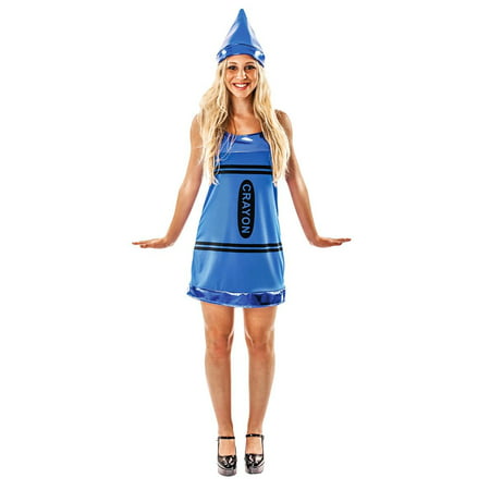 Blue Crayon Women's Dress Costume