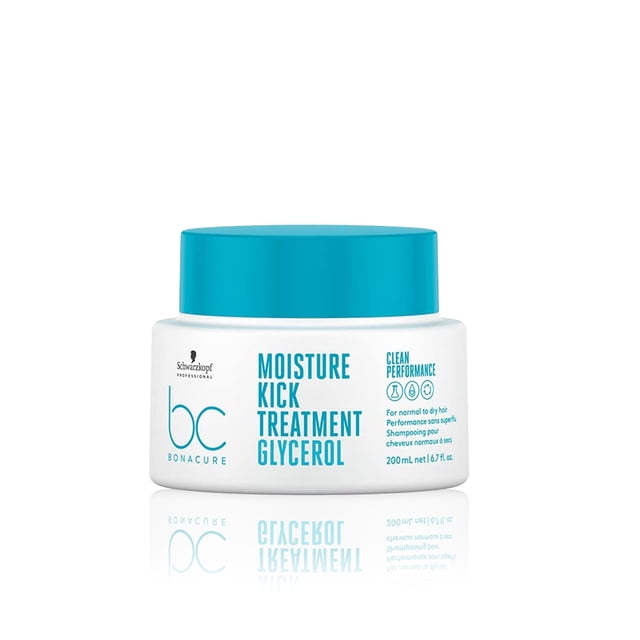 BONACURE - Moisture Kick Mascarilla Tratamiento para Cabello Glicerol 200 ml, Tratramiento Hidratante Intensivo, Cuida, Hidrata y Eriquece el Cabello, Sensación de Cabello Ligero, Aporta Br