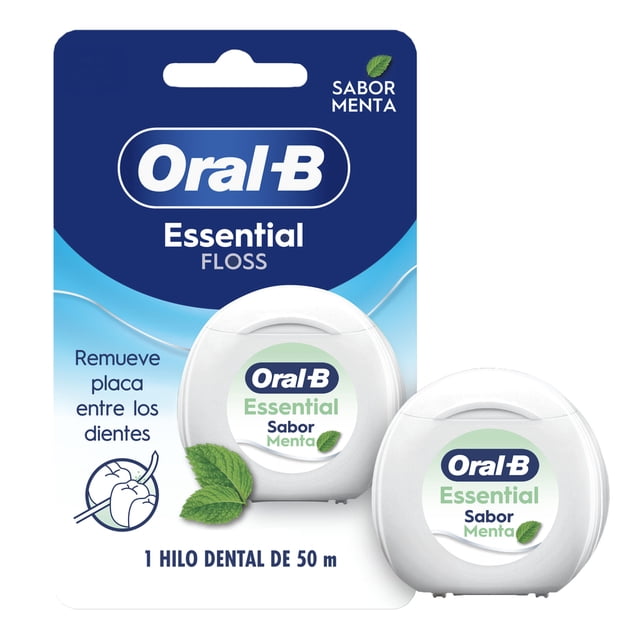 Hilo Dental Oral-B Essential Floss Sabor Menta, 1 pza