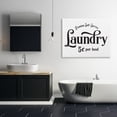 thumbnail image 2 of Stupell Industries Premium Laundry Sign Vintage Advertisement Minimal Typography, 36 x 48, Designed by Lettered and Lined, 2 of 6