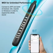 Dadypet Digital Electronic Wind Instrument Portable Synthesizer for Kids Adults Beginners 10 Tones, Adjustable Blowing Sensitivity