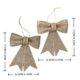 thumbnail image 3 of Vintage Christmas Ornaments Hanging Decor, Accessories Christmas Tree Decorations, Christmas Tree Ornaments for Living Room Festival Party Decoration, 3 of 6