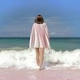 thumbnail image 6 of PHYHOO Pink Palm Leaf Microfiber Sand Free Beach Towel Oversized Quick Dry Absorbent for Pool Swimming Bathroom Beach Towel  30x60in, 6 of 8
