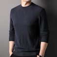 thumbnail image 3 of Suéter de primera calidad, nueva marca de moda, jersey de punto para hombre, jersey de diseñador de lujo, ropa informal lisa a cuadros coreana para hombre, 3 of 5