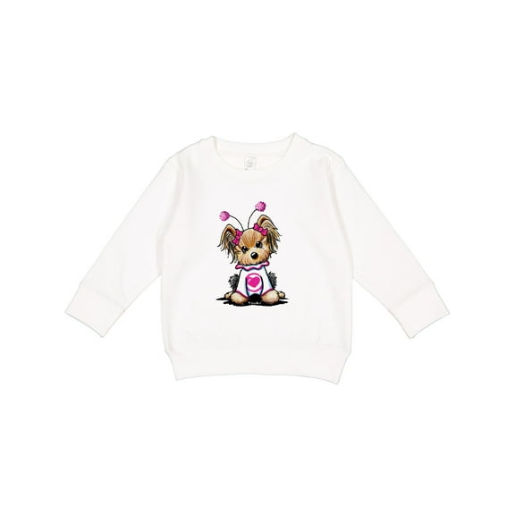 Inktastic Love Bug Yorkie Toddler Sweatshirt