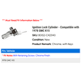 thumbnail image 2 of Ignition Lock Cylinder - Compatible with 1978 GMC K15, 2 of 2