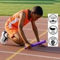 thumbnail image 4 of Amber Fight Gear Junior Relay Baton, Durable, Safety-Optimized, and Non-Slip Baton for Track Events (6, Purple), 4 of 5