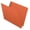 Orange, variant on 14 pt Color Folders, Full Cut 2-Ply End Tab, Letter Size, 2 Fasteners in Pos #1 & #3, Orange (Box of 50)