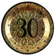 thumbnail image 1 of Turn 30 in Style: Elegant Gold Dinner Plates for a Trend-Setting Birthday Bash, 1 of 3